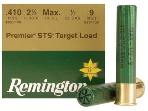 Remington Premier STS Target Ammunition 410 Bore 2-1/2" 1/2 oz #9 Shot Box of 25 For Sale