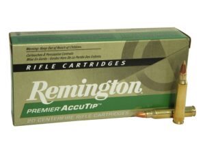Remington Premier Varmint Ammunition 223 Remington 55 Grain AccuTip Box of 20 For Sale