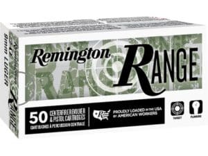 Remington Range Ammunition 9mm Luger 124 Grain Full Metal Jacket For Sale