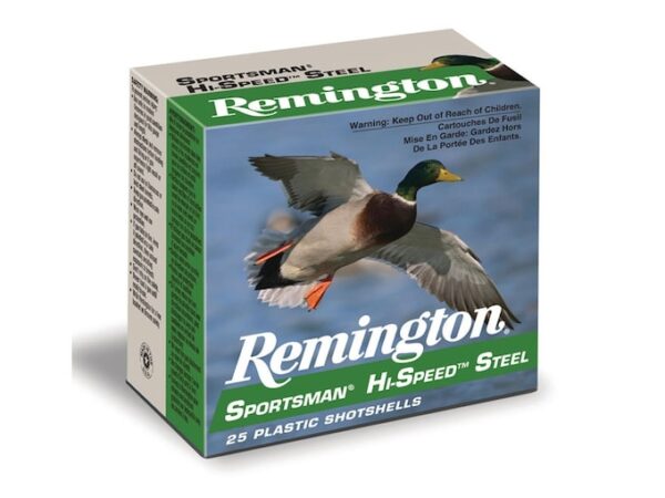 Remington Sportsman Hi-Speed Ammunition 20 Gauge 3" 1 oz  #4 Non-Toxic Steel Shot For Sale