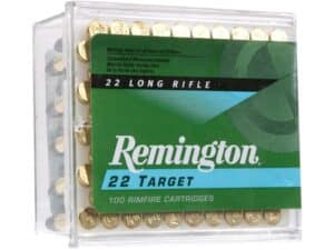 Remington Target Ammunition 22 Long Rifle 40 Grain Lead Round Nose For Sale