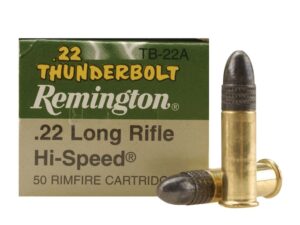 Remington Thunderbolt Ammunition 22 Long Rifle 40 Grain Lead Round Nose For Sale