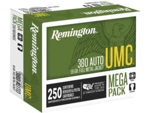 Remington UMC Ammunition 380 ACP 95 Grain Full Metal Jacket For Sale