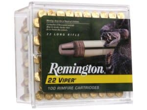 Remington Viper Hyper Velocity Ammunition 22 Long Rifle 36 Grain Plated Truncated Cone Box of 100 For Sale