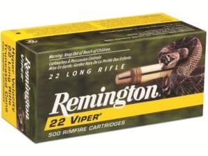 Remington Viper Hyper Velocity Ammunition 22 Long Rifle 36 Grain Plated Truncated Cone For Sale