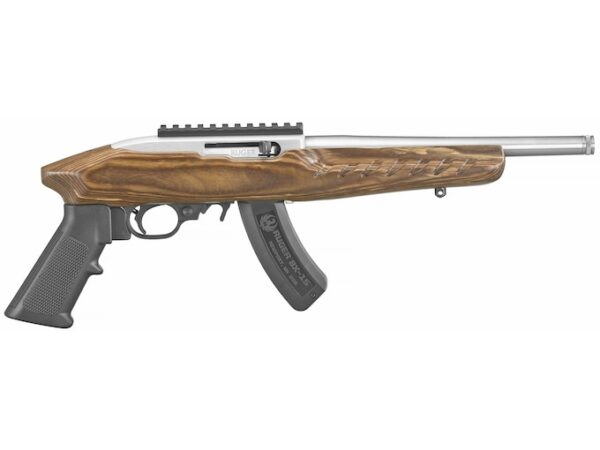 Ruger 22 Charger TALO Edition Semi-Automatic Rimfire Pistol 22 Long Rifle 10" Barrel 15-Round Stainless Laminate For Sale