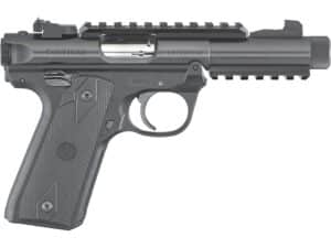 Ruger Mark IV 22/45 Tactical Semi-Automatic Pistol 22 Long Rifle 4.4" Barrel 10-Round Black For Sale