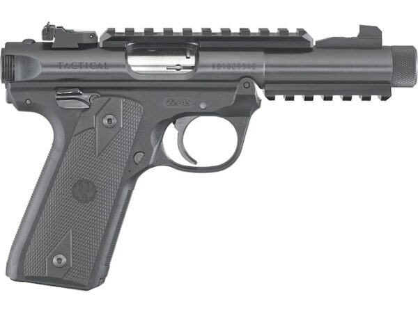 Ruger Mark IV 22/45 Tactical Semi-Automatic Pistol 22 Long Rifle 4.4" Barrel 10-Round Black For Sale