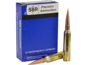 SBR Ammunition 375 (9.5x77mm) 353 Grain Solid Match Lead-Free Box of 10 For Sale