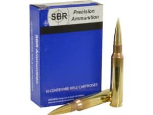 SBR Ammunition 408 (10.36x77mm) 400 Grain Solid Match Box of 10