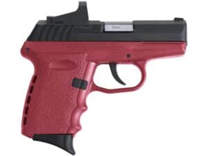 SCCY CPX2-CB Semi-Automatic Pistol 9mm Luger 3.1" Barrel 10-Round Black Crimson with Red Dot For Sale