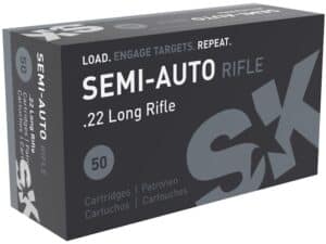 SK Semi-Auto Rifle Ammunition 22 Long Rifle 40 Grain Lead Round Nose For Sale