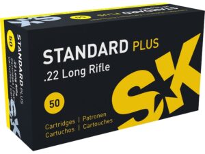 SK Standard Plus Ammunition 22 Long Rifle 40 Grain Lead Round Nose For Sale