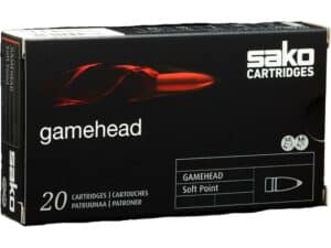 Sako Gamehead Ammunition 243 Winchester 100 Grain Jacketed Soft Point Box of 20 For Sale