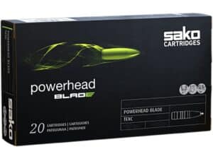 Sako Powerhead Blade Ammunition 30-06 Springfield 170 Grain Polymer Tip Lead Free Box of 20 For Sale