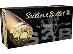 Sellier & Bellot Ammunition 10mm Auto 180 Grain Jacketed Hollow Point Box of 50 For Sale