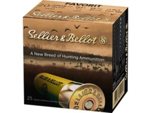 Sellier & Bellot Ammunition 20 Gauge 2-3/4" #2 Buckshot 12 Pellets Box of 25 For Sale