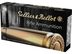 Sellier & Bellot Ammunition 222 Remington 50 Grain Jacketed Soft Point For Sale