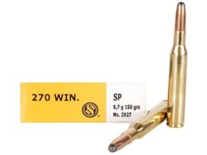 Sellier & Bellot Ammunition 270 Winchester 150 Grain Soft Point Box of 20 For Sale