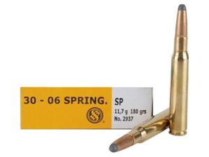 Sellier & Bellot Ammunition 30-06 Springfield 180 Grain Soft Point Box of 20 For Sale