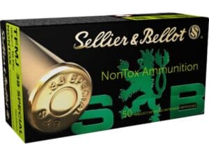 Sellier & Bellot Ammunition 38 Special 158 Grain Non-Toxic Full Metal Jacket For Sale