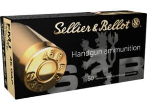 Sellier & Bellot Ammunition 45 GAP 230 Grain Full Metal Jacket For Sale