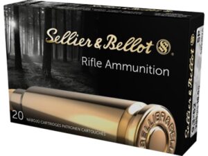 Sellier & Bellot Ammunition 9.3x62mm Mauser 285 Grain Jacketed Soft Point Box of 20 For Sale