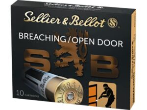 Sellier & Bellot Breaching Ammunition 12 Gauge 2-3/4" 1/2 oz Polymer Encapsulated Lead Shot Box of 10 For Sale