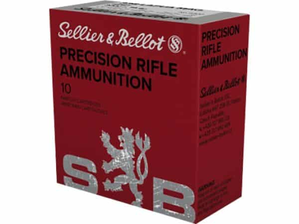 Sellier & Bellot Match Ammunition 338 Lapua Magnum 300 Grain Sierra MatchKing Hollow Point Boat Tail For Sale
