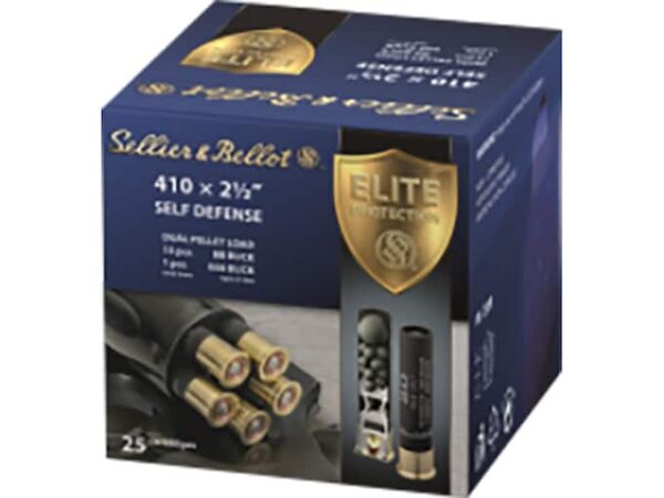 Sellier & Bellot Self Defense Ammunition 410 Bore BB and 000 Buckshot For Sale
