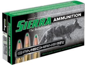 Sierra GameChanger Ammunition 223 Remington 64 Grain Tipped GameKing Box of 20 For Sale