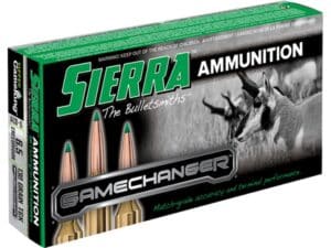 Sierra GameChanger Ammunition 6.5 Creedmoor 130 Grain Tipped GameKing Box of 20 For Sale