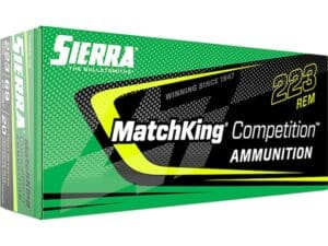 Sierra MatchKing Competition Ammunition 223 Remington 69 Grain Hollow Point Boat Tail Box of 20 For Sale
