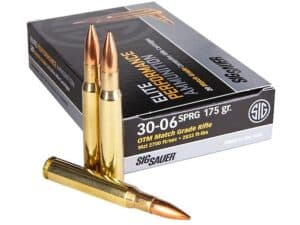 Sig Sauer Elite Performance Match Grade Ammunition 30-06 Springfield 175 Grain Open Tip Match Box of 20 For Sale