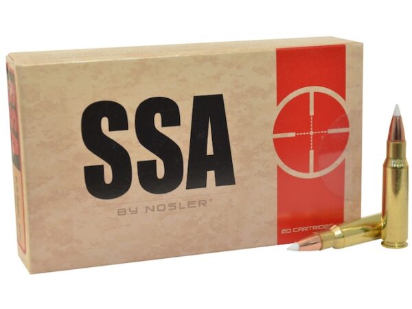 Silver State Armory Ammunition 6.8mm Remington SPC 110 Grain Nosler AccuBond Box of 20 For Sale