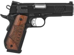 Smith & Wesson 1911SC E-Series Semi-Automatic Pistol 45 ACP 4.25" Barrel 8-Round Black Wood Grips For Sale