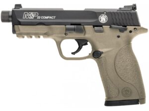 Smith & Wesson M&P 22 Compact Pistol 22 Long Rifle 3.56″ Threaded with Adapter Barrel 10-Round with Thumb Safety For Sale