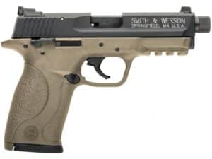 Smith & Wesson M&P 22 Compact Pistol 22 Long Rifle 3.56" Threaded with Adapter Barrel 10-Round with Thumb Safety For Sale