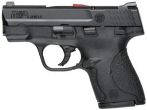Smith & Wesson M&P 9 Shield CA Compliant Semi-Automatic Pistol 9mm Luger 3.1″ Barrel 8-Round Black Thumb Safety For Sale