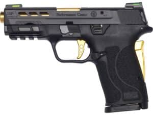 Smith & Wesson M&P 9 Shield EZ PC Semi-Automatic Pistol 9mm Luger 3.83″ Barrel 8-Round Black Gold For Sale