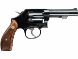 Smith & Wesson Model 10 Classic Revolver 38 Special +P 4" Barrel 6-Round Blued Wood For Sale
