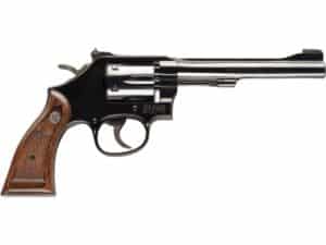 Smith & Wesson Model 17 Classic Revolver 22 Long Rifle 6" Barrel 6-Round Blued Wood For Sale