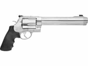 Smith & Wesson Model 500 Revolver 500 S&W Magnum 8.38" Compensated Barrel 5-Round Stainless Black For Sale