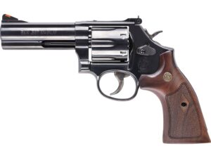 Smith & Wesson Model 586 Classic Revolver 357 Magnum 6-Round Blued Wood For Sale