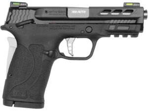 Smith & Wesson Performance Center M&P 380 Shield EZ M2.0 Semi-Automatic Pistol 380 ACP 3.675" Ported Barrel 8-Round Silver Black For Sale