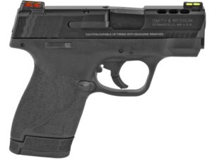 Smith & Wesson Performance Center M&P 9 Shield M2.0 Semi-Automatic Pistol 9mm Luger 3.1″ Ported Barrel 8-Round Black with Everyday Carry Kit For Sale