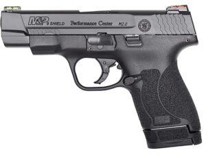 Smith & Wesson Performance Center M&P 9 Shield M2.0 Semi-Automatic Pistol 9mm Luger 4" Barrel 7-Round Black For Sale