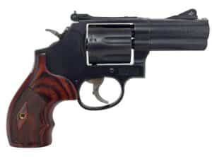 Smith & Wesson Performance Center Model 586 L-Comp Revolver 357 Magnum 3" Barrel 7-Round Blued Rosewood For Sale