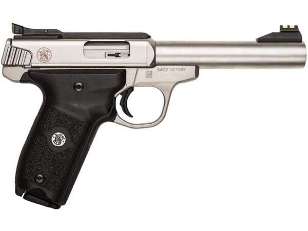 Smith & Wesson SW22 Victory Pistol 22 Long Rifle 5.5" Barrel 10-Round Stainless For Sale
