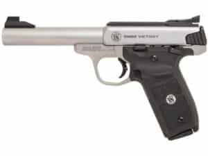 Smith & Wesson SW22 Victory Target Semi-Automatic Pistol 22 Long Rifle 5.5″ Barrel 10-Round Stainless Black For Sale